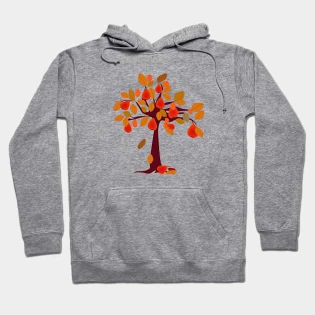 Pear Tree Hoodie by Mirimodesign